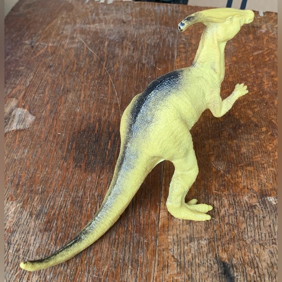 Vtg Miniature Rubber Plastic Parasaurolophus Dinosaur Toy Figurine - Picture 9 of 12
